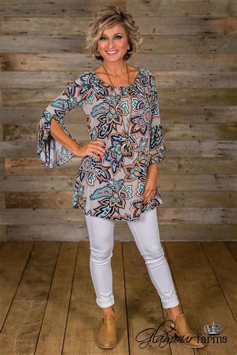 boutique tops for older women.